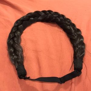 Madison Braids ~ Dark Brown Headband